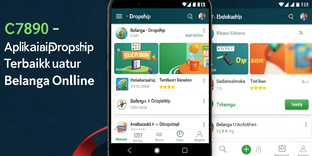 Tampilan antarmuka C7890 yang sederhana dan fungsional untuk pengalaman Dropship yang optimal.