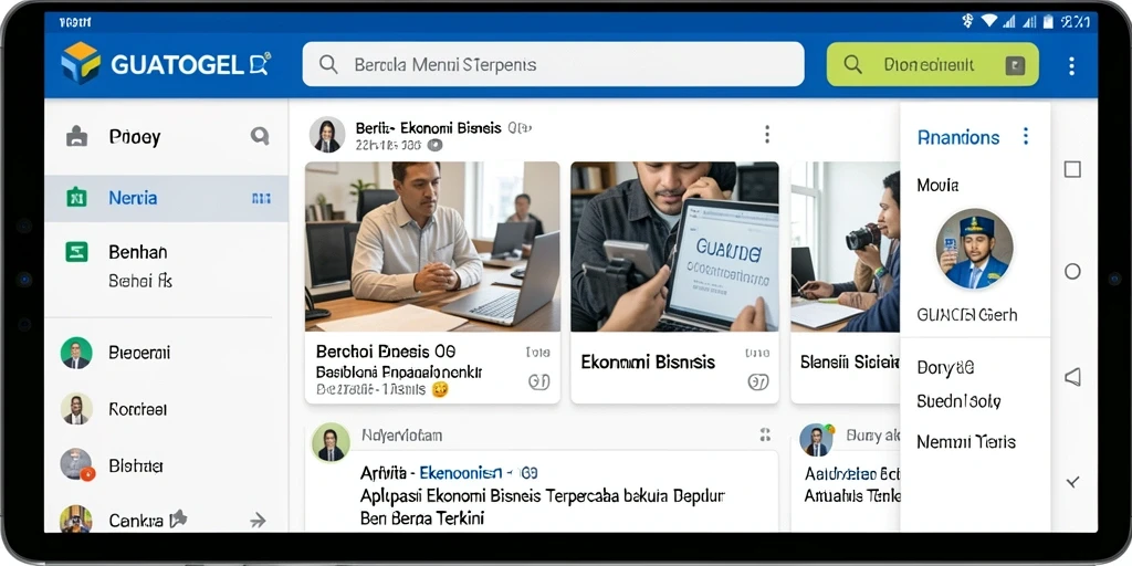 Tampilan antarmuka GUATOGEL yang modern dan informatif.