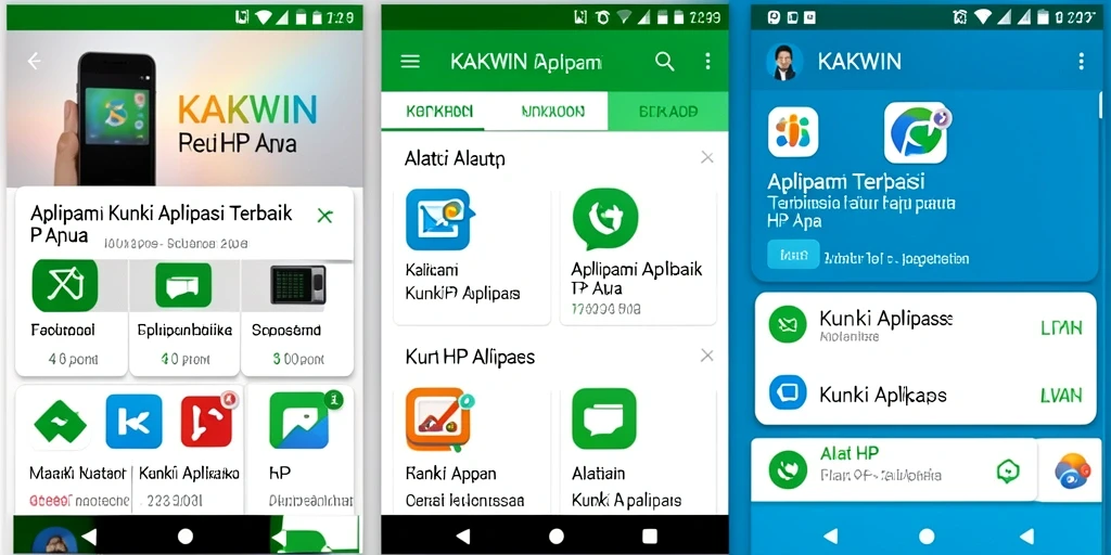 Screenshot utama KAKWIN menampilkan antarmuka penguncian aplikasi.