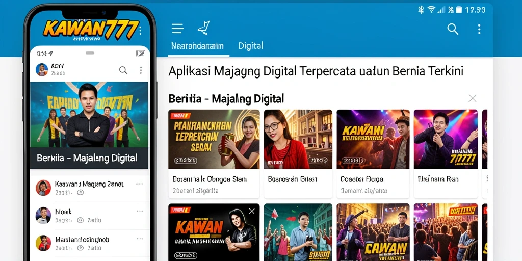 Tampilan antarmuka KAWAN777 yang modern dan mudah digunakan.