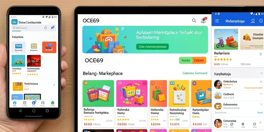 Tampilan antarmuka OCE69 yang modern dan mudah dinavigasi.